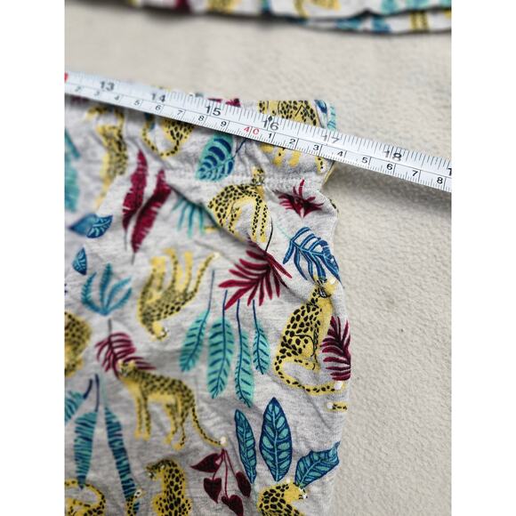 Secret Treasures Pajamas Tank Short Set Medium Tiger Tropical Leopard - Picture 4 of 7